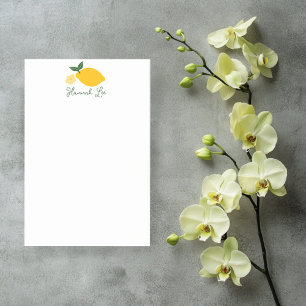 Lemons CUSTOM Name Cute Illustration Post-it Notes