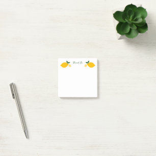 Lemons CUSTOM Name Cute Illustration Post-it Notes