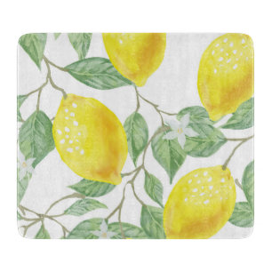 Lemons cutting board