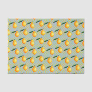 Lemons (Design 10 Yellow/Orange Series) Tissue Paper