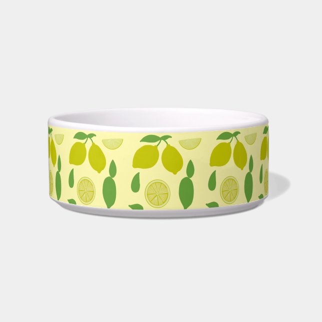 Lemons Dog Bowl (Front)