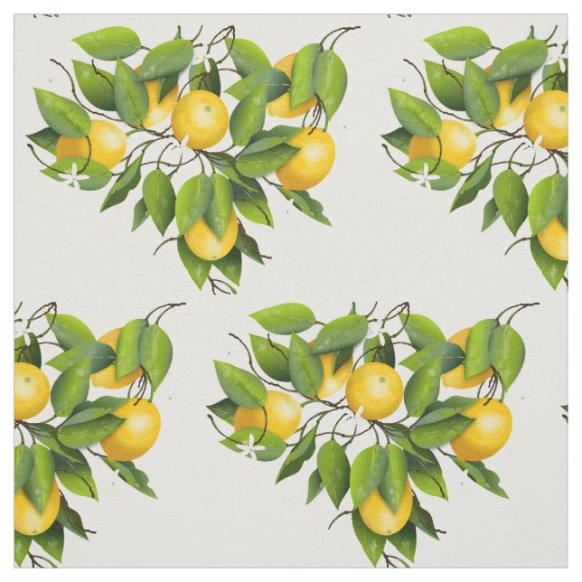 Lemons Fabric (Swatch)