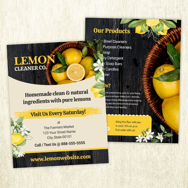 Lemons Flyer Template (Creator Uploaded)