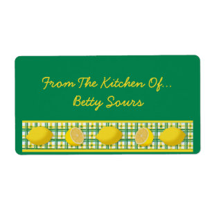 Lemons From The Kitchen Of Label