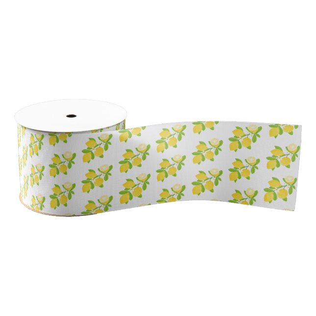 Lemons Grosgrain Ribbon (Spool)