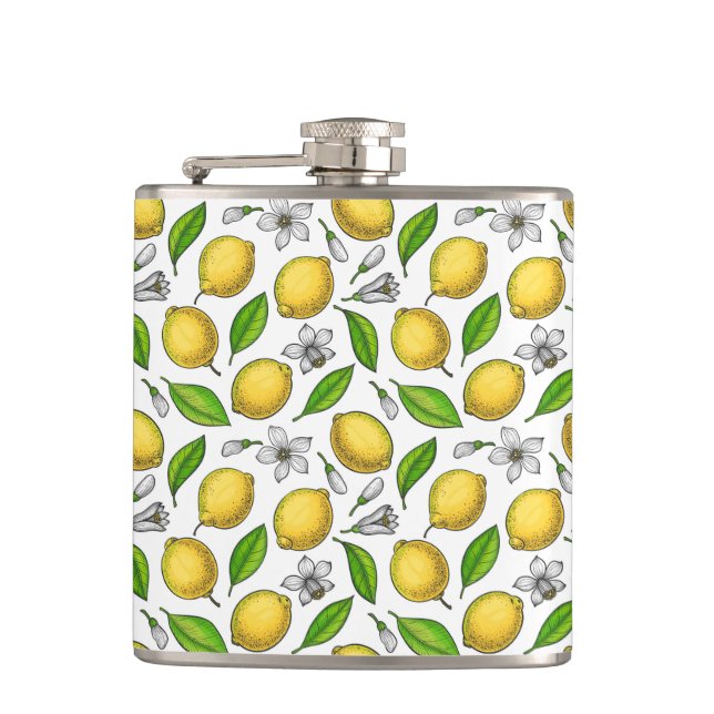 Lemons Hip Flask (Front)