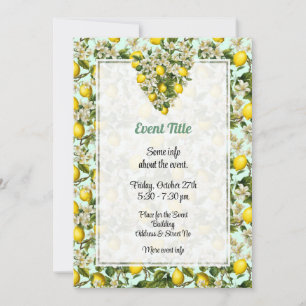 Lemons Invitation