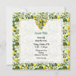 Lemons Invitation
