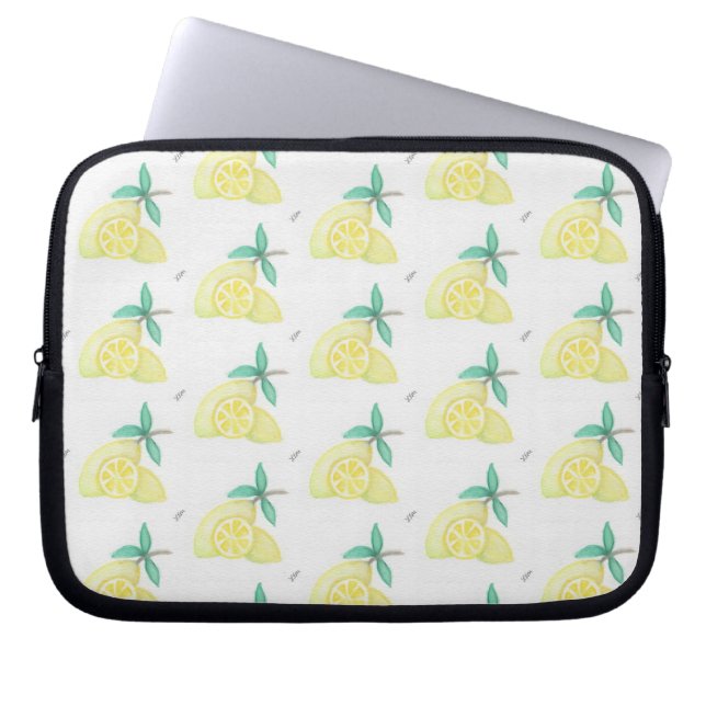 Lemons Laptop Sleeve (Front)