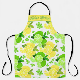 Lemons lime lemon lime slices sunny citrus pap apron