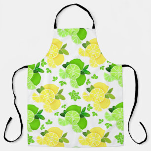 Lemons lime  lemon lime slices sunny citrus    pap apron