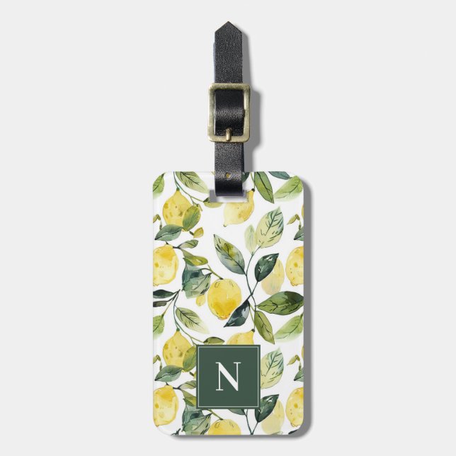Lemons Luggage Tags (Front Vertical)
