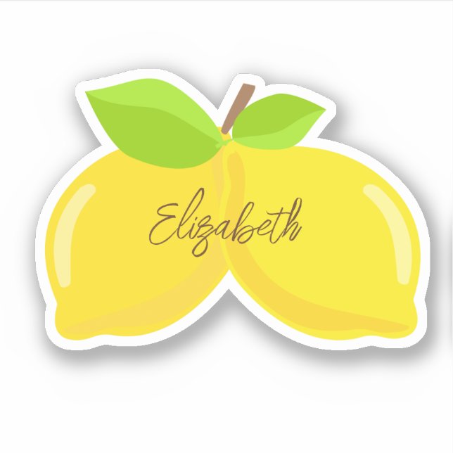 Lemons Name in Cursive (Front)