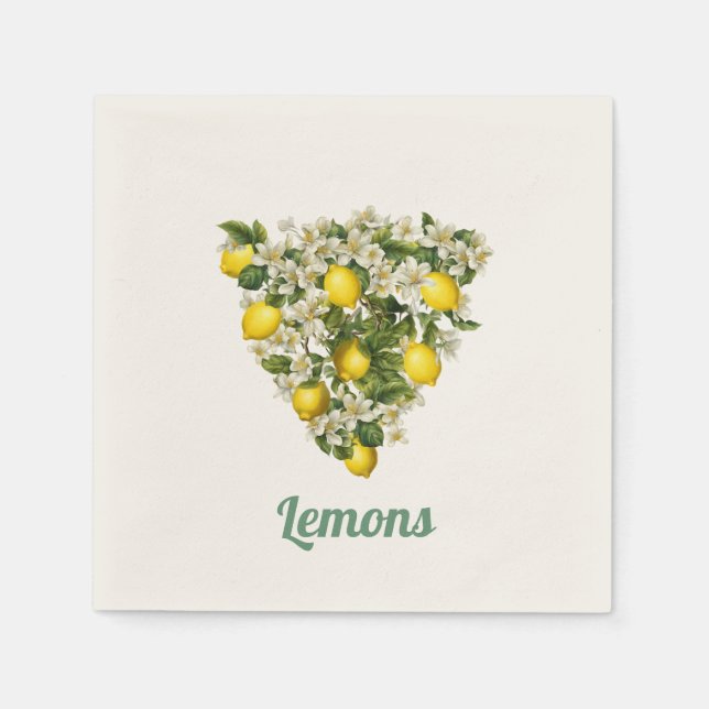 Lemons Napkin (Front)