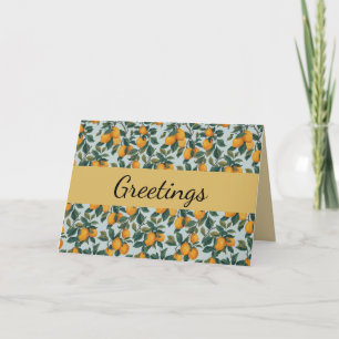 Lemons on Branches Card