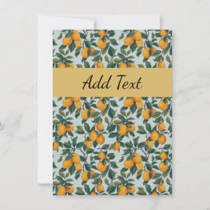 Lemons on Branches Card