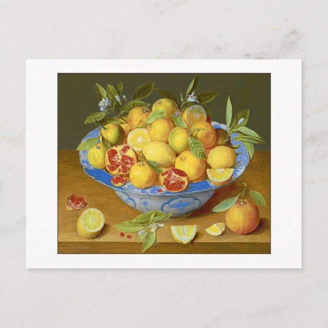 Lemons, Oranges and a Pomegranate Postcard (Front)