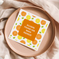 Lemons & Oranges Fruit Personalised Bridal Shower