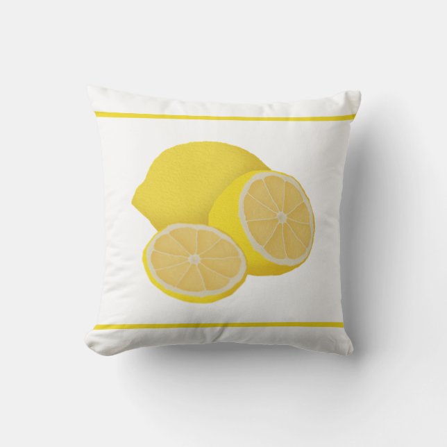Lemons Outdoor Pillow (Front)