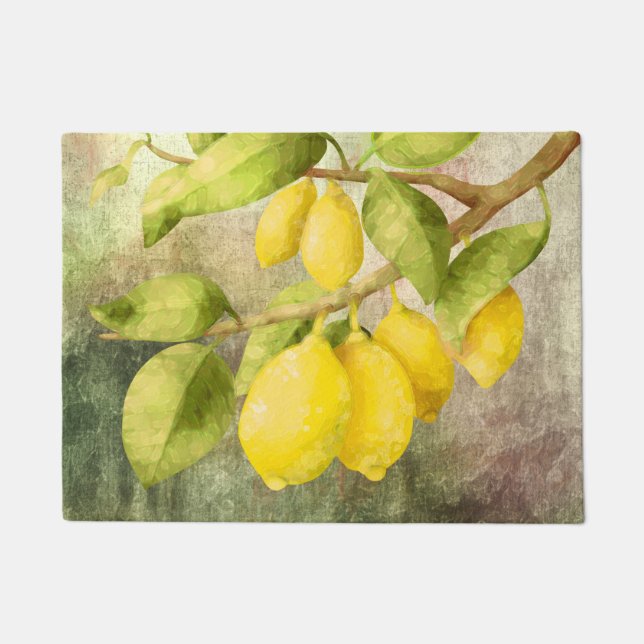 Lemons Painting  Doormat (Front)