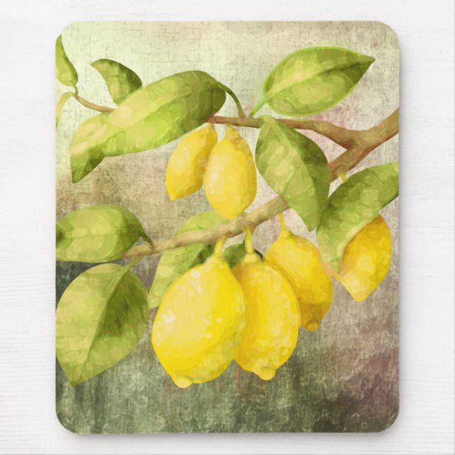 Lemons Painting  Mouse Mat (Front)