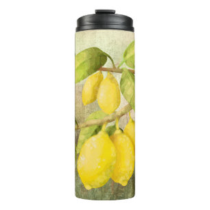 Lemons Painting Thermal Tumbler