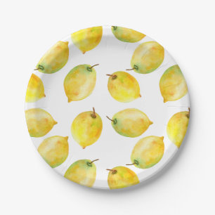 Lemons Paper Plate