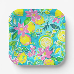 Lemons Paper Plates