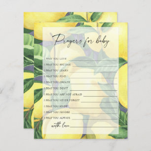Lemons - Party game   prayers for baby game