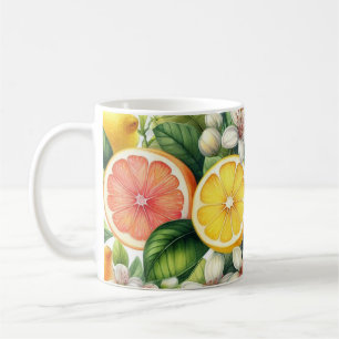 Lemons Pattern Coffee Mug