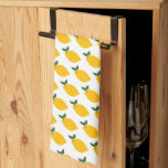 Lemons Pattern Cute Citrus Summer Yellow Fruit  Tea Towel<br><div class="desc">Perfect cute kitchen towel with a lemon pattern. Makes a great gift. Check my shop for alternate designs and colours. THANK YOU FOR SUPPORTING INDEPENDENT ARTISTS! All artwork and designs are created by me. I love to draw and paint! Thanks for shopping with me and supporting my creativity! :) Check...</div>