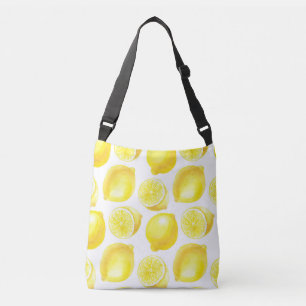 Lemons pattern design crossbody bag