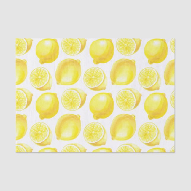 Lemons pattern design tissue paper (Front)