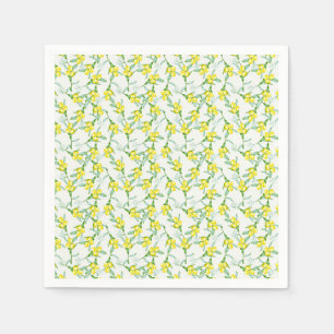 Lemons pattern napkin