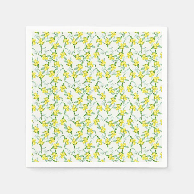Lemons pattern  napkin (Front)