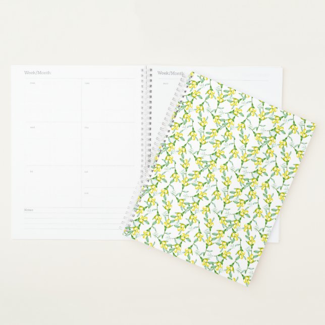 Lemons pattern  planner (Display)