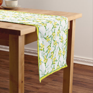 Lemons pattern  short table runner