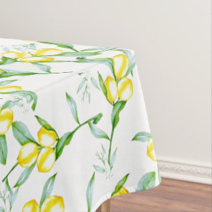Lemons pattern  tablecloth