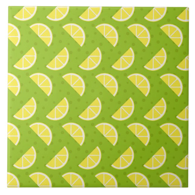 Lemons Pattern Tile (Front)