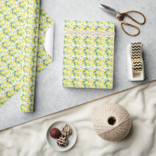 Lemons Pattern Wrapping Paper