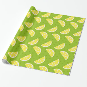 Lemons Pattern Wrapping Paper