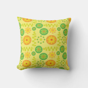 Lemons patterns cushion