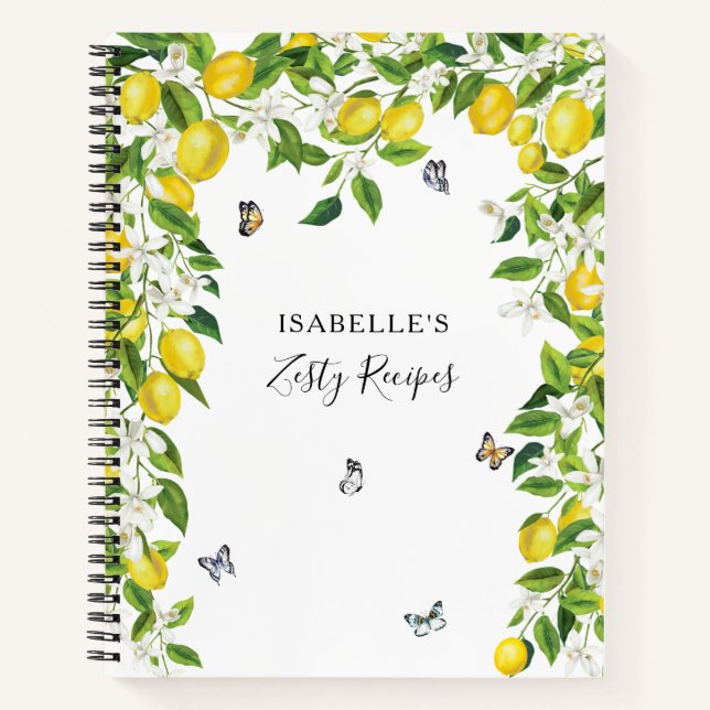 Lemons Recipe Notebook (Front)