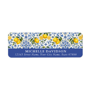 Lemons Return Address Labels
