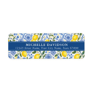 Lemons Return Address Labels