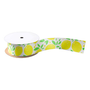 Lemons Ribbon Satin Ribbon