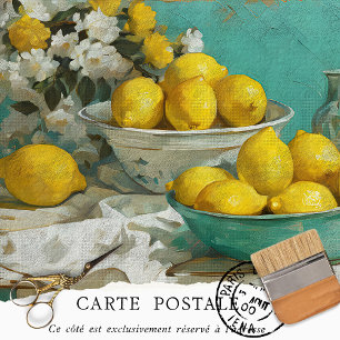 Lemons Rustic Farmhouse  Decoupage Tissue Paper