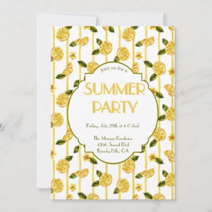  Lemons  Summer Party Invitation
