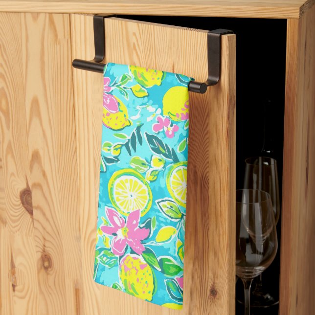 Lemons Tea Towel (Thirds Fold)