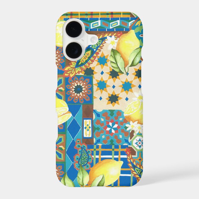 Lemons & Tiles iPhone 7 Case (Back)